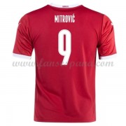 Camisetas De Futbol Baratas Serbia 2021 Aleksandar Mitrovic 9 Primera Equipación..